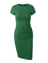 Load image into Gallery viewer, Short Sleeve Ruched